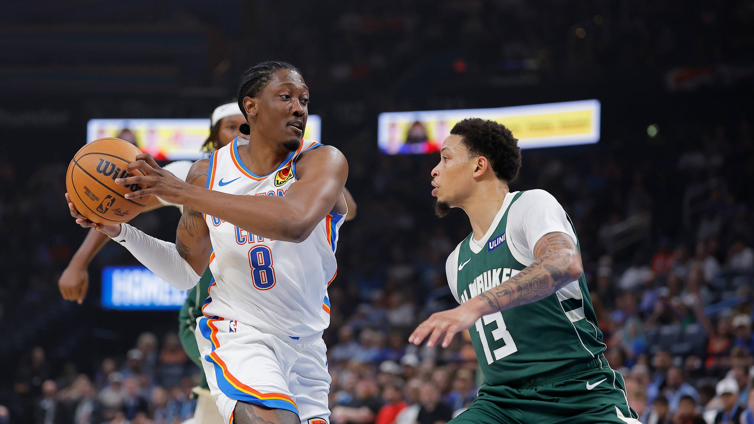 OKC Thunder Star Forward Shines in Return in Preseason Action
