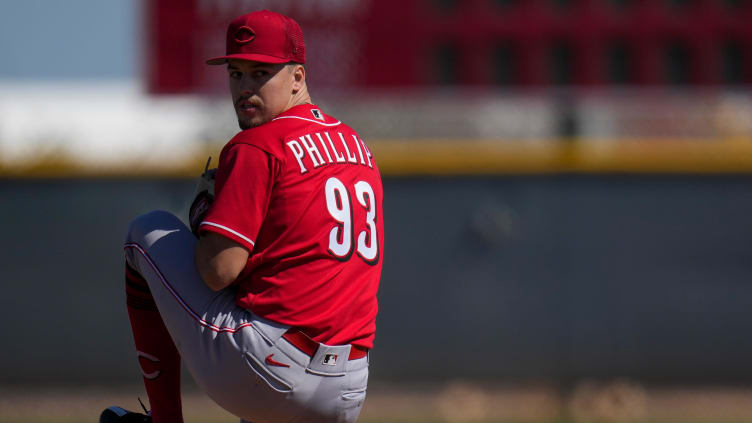 Cincinnati Reds pitcher Connor Phillips