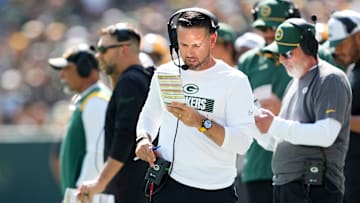 Green Bay Packers head coach Matt LaFleur