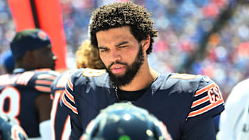 Caleb Williams gets set to put his helmet back on and take the field in preseason. The rookie's debut is Sunday at Soldier Field.