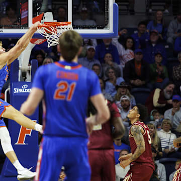Florida Gators forward Thomas Haugh had 20 points with 13 rebounds.