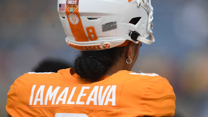 Tennessee quarterback Nico Iamaleava (8) at the Citrus Bowl NCAA College football game on Monday,