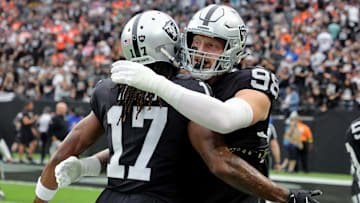 Davante Adams & Maxx Crosby of the Las Vegas Raiders.