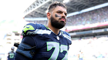 Abraham Lucas of the Seattle Seahawks