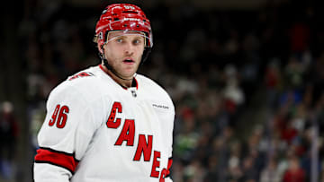 Former Colorado Avalanche Mikko Rantanen could be traded again this season if he is unable to reach a new deal with the Hurricanes.