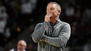 Feb 11, 2025; College Station, Texas, USA; Georgia Bulldogs head coach Mike White looks on during the second half against the Texas A&M Aggies at Reed Arena. Mandatory Credit: Maria Lysaker-Imagn Images 