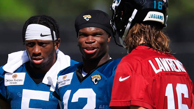 Colorado Buffaloes Travis Hunter Jacksonville Jaguars Trevor Lawrence NFL Brian Thomas Jr Liam Coen Dyami Brown Big 12 AFC So