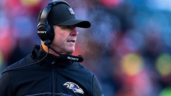 John Harbaugh was fired over the phone by Ravens owner Steve Bisciotti.