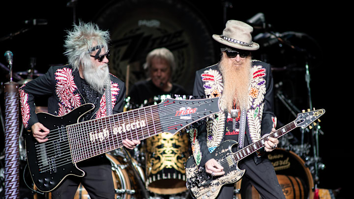 ZZ Top Performs At Toyota Pavilion At Concord