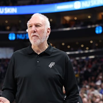 San Antonio Spurs head coach Gregg Popovich