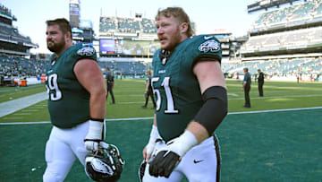 Landon Dickerson, Cam Jurgens, Philadelphia Eagles
