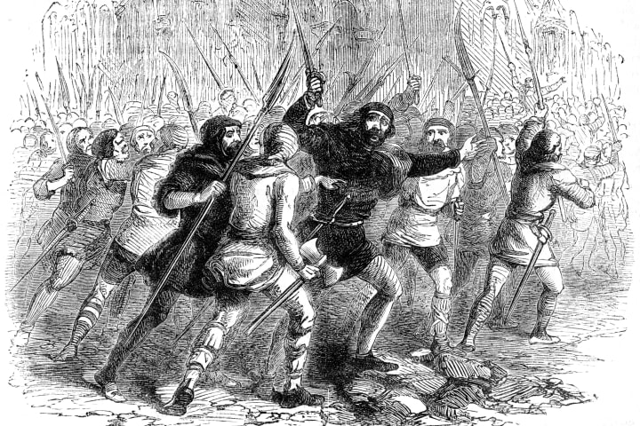 Revolt of the citizens of London against Matilda, 1141.