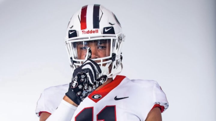 2026 tight end prospect Kaiden Prothro during a recruiting visit to the University of Georgia. 2026 tight end prospect Kaiden Prothro during a recruiting visit to the University of Georgia.