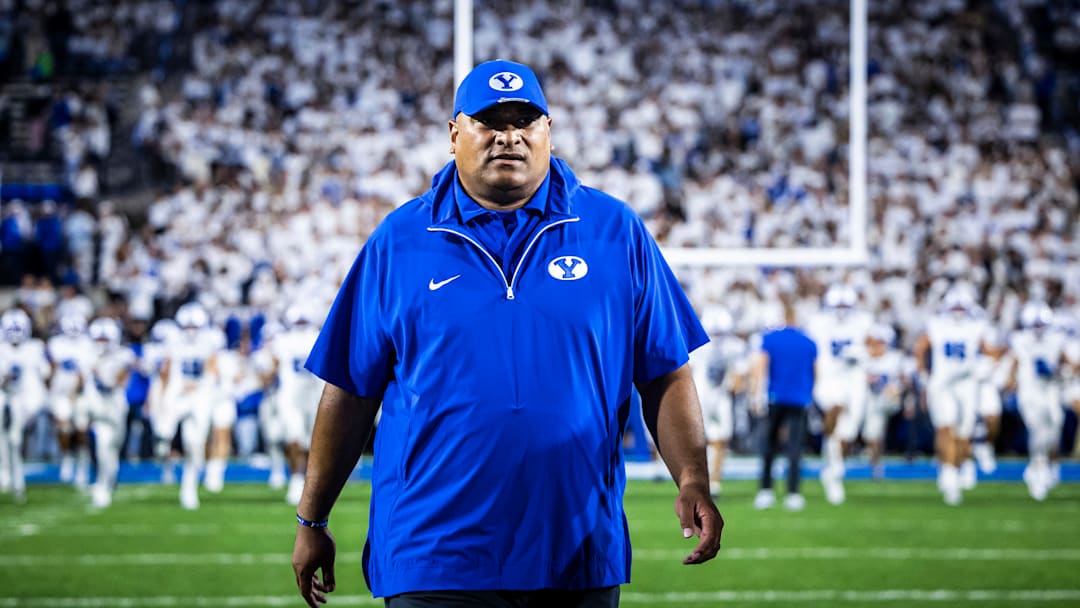 BYU head coach Kalani Sitake