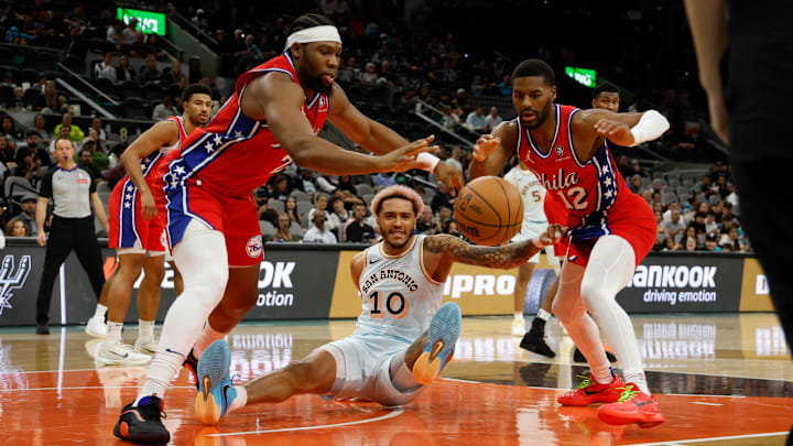 Philadelphia 76ers v San Antonio Spurs