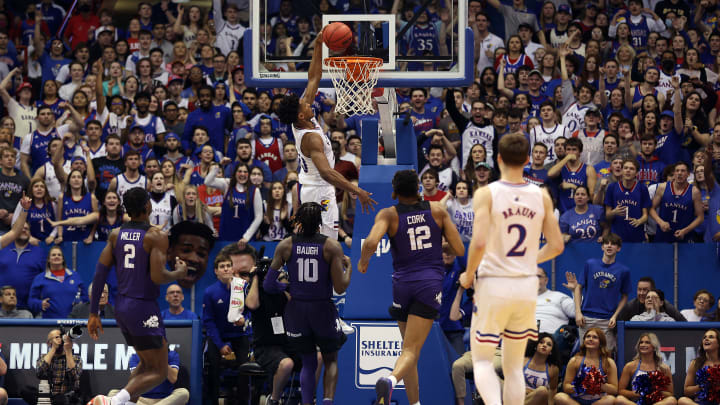 Ochai Agbaji will try to lead the Jayhawks to revenge over the Longhorns in his final game at Allen Fieldhouse