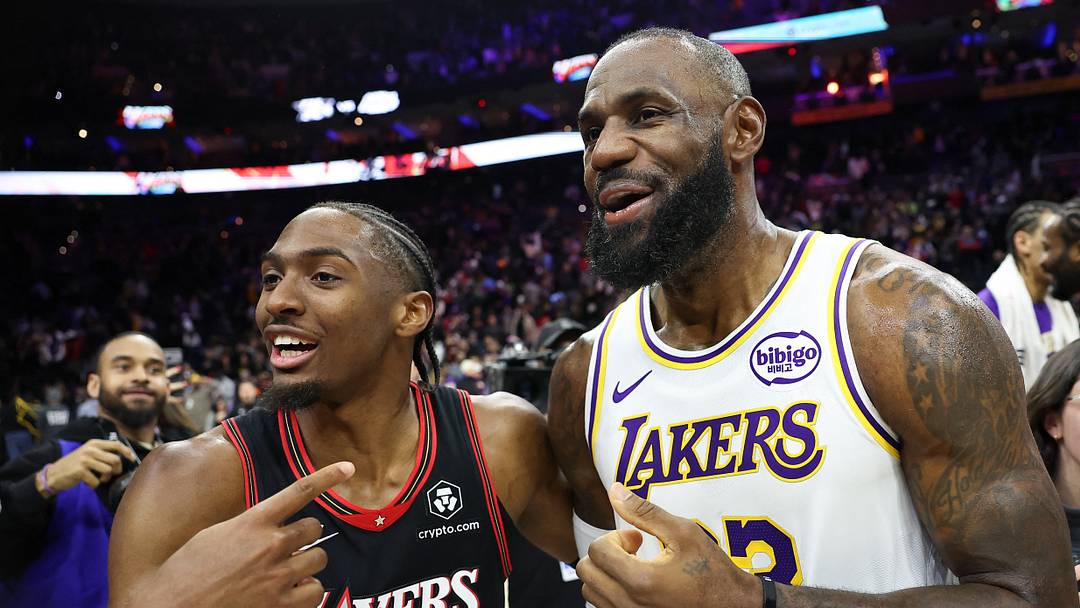 LeBron James may take over as the 76ers’ starting point guard, shifting Tyrese Maxey off the ball. LeBron James may take over as the 76ers’ starting point guard, shifting Tyrese Maxey off the ball.