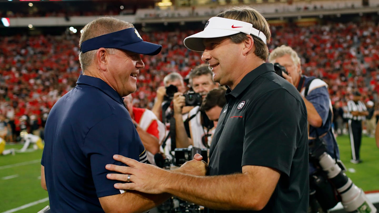 Georgia’s Kirby Smart Had Ruthless One-Liner on Brian Kelly Getting Fired by LSU Georgia’s Kirby Smart Had Ruthless One-Liner on Brian Kelly Getting Fired by LSU