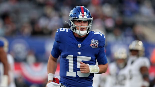 Where does the selection of Jaxson Dart leave New York Giants quarterback Tommy DeVito? 
