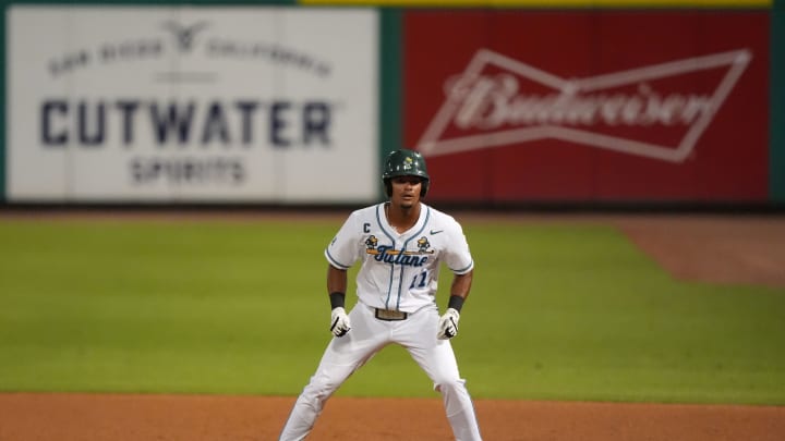 Tulane outfielder Teo Banks