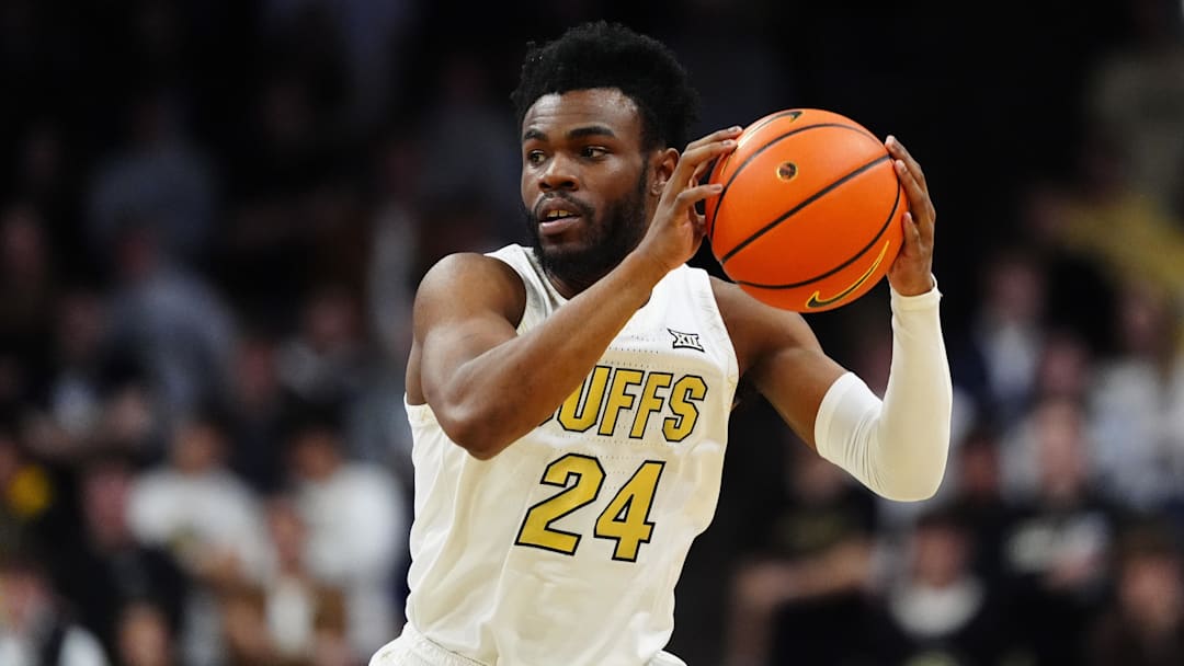 Feb 7, 2026; Boulder, Colorado, USA; Colorado Buffaloes guard Barrington Hargress (24) during the second half against the Arizona State Sun Devils at the CU Events Center. Mandatory Credit: Ron Chenoy-Imagn Images Feb 7, 2026; Boulder, Colorado, USA; Colorado Buffaloes guard Barrington Hargress (24) during the second half against the Arizona State Sun Devils at the CU Events Center. Mandatory Credit: Ron Chenoy-Imagn Images