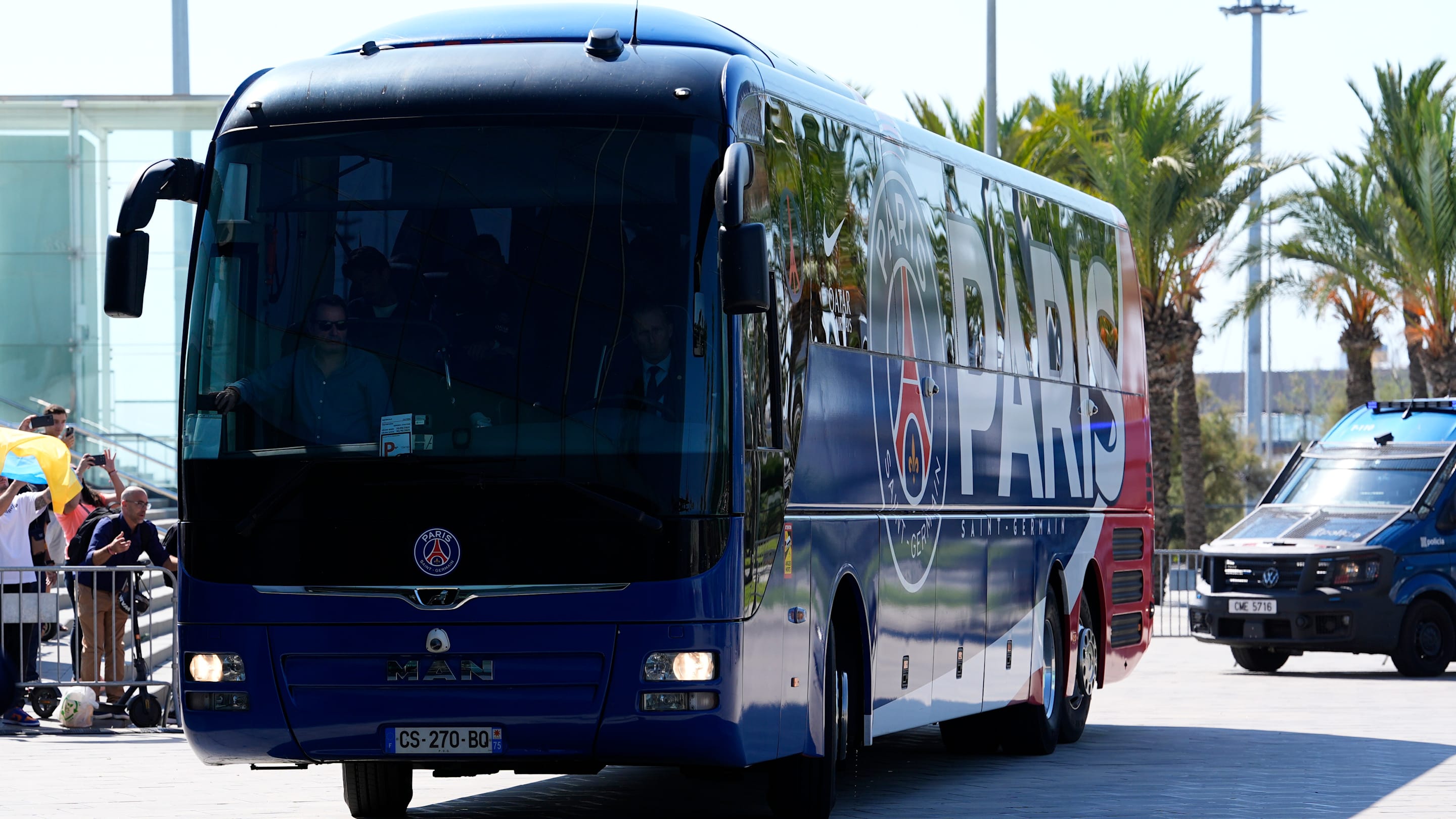 PSG : Le bus parisien a été caillassé après Athletic Bilbao - PSG en Ligue des Champions