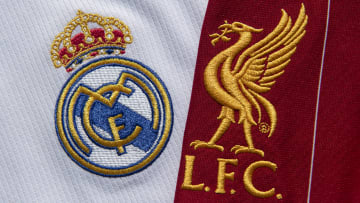 The Real Madrid and Liverpool FC Club Badges