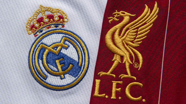 The Real Madrid and Liverpool FC Club Badges