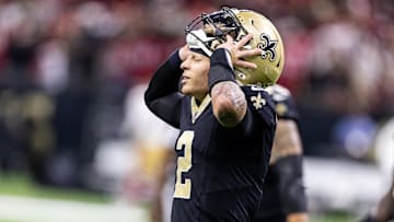   New Orleans Saints quarterback Spencer Rattler
