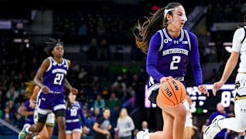 Northwestern Wildcats guard Caroline Lau