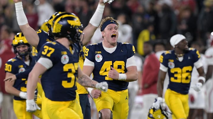 Michigan Wolverines celebrate