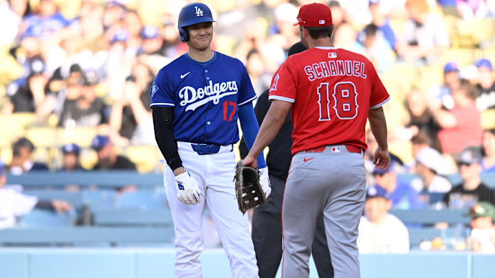Los Angeles Angels v Los Angeles Dodgers