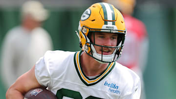 Green Bay Packers tight end Luke Musgrave