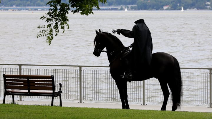 The Headless Horseman made an appearance during the inaugural Sleepy Hollow Music Festival held at Kingsland Point Park in the village, June 8, 2024.