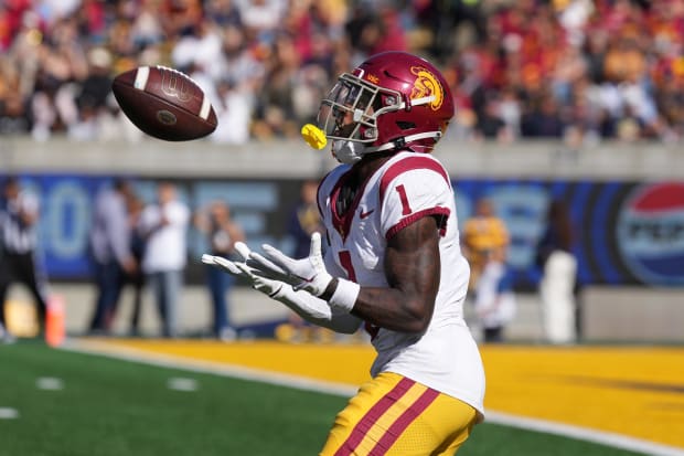 USC wide receiver Zachariah Branch.