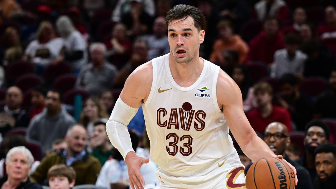 Oct 8, 2026; Cleveland, Ohio, USA; Cleveland Cavaliers forward Mario Hezonja (33) drives to the basket during the second half of a preseason game against the Boston Celtics at Rocket Arena. Mandatory Credit: David Dermer-Imagn Images Oct 8, 2026; Cleveland, Ohio, USA; Cleveland Cavaliers forward Mario Hezonja (33) drives to the basket during the second half of a preseason game against the Boston Celtics at Rocket Arena. Mandatory Credit: David Dermer-Imagn Images