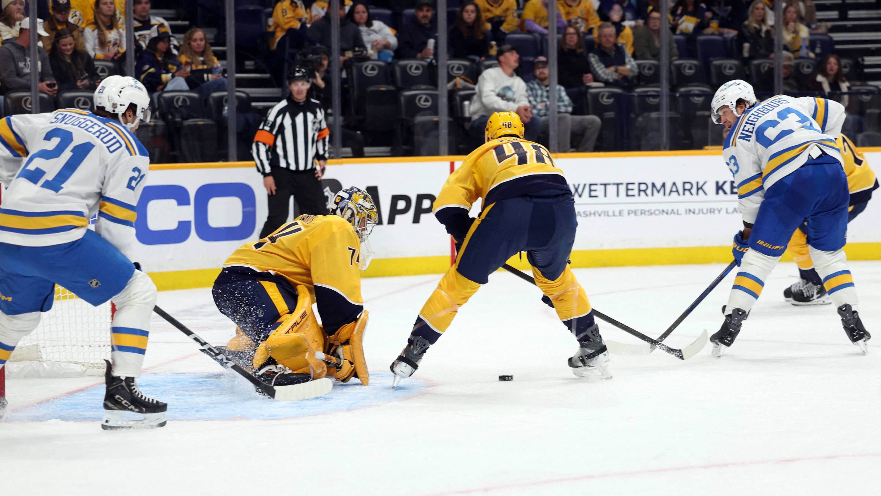 1 winner and 2 dreadful losses in Blues 5-2 loss to Predators