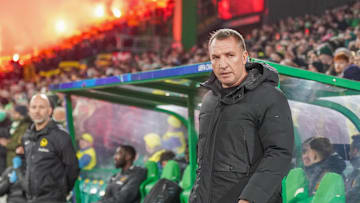 Fussball: UEFA Champions League 2024 2025, Spieltag 7 - Celtic Glasgow vs. Young Boys Bern (YB) - Celtic Park (Glasgow, Schottland): Brendan Rodgers (Trainer, Celtic Glasgow) *** Football UEFA Champions League 2024 2025, Matchday 7 Celtic Glasgow vs Young Boys Bern YB Celtic Park Glasgow, Scotland Brendan Rodgers Coach, Celtic Glasgow Copyright: xJOERANxSTEINSIEKx
