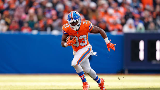Former Denver Broncos running back Javonte Williams
