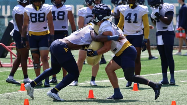 WVU Football 2024 fall camp day 12.