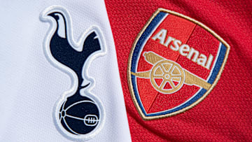 The Tottenham Hotspur and Arsenal Club Badges