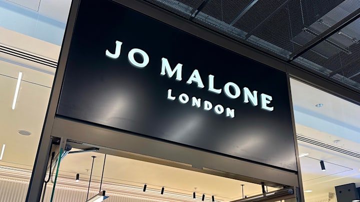 Jo Malone Store Sign on Building Exterior, Store Frontage