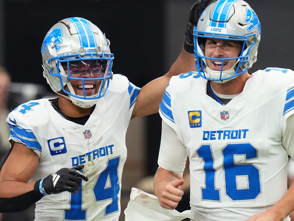 Amon-Ra St. Brown, Jared Goff Touchdown Pass Makes NFL History, Trick Play  Goes Viral