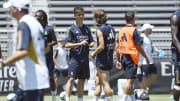 Guler in training with Modric