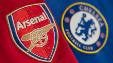 The Arsenal and Chelsea Club Badges