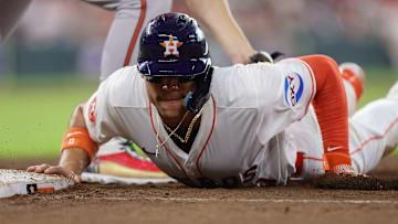 Houston Astros outfielder Cam Smith