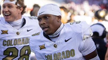 Oct 19, 2024; Tucson, Arizona, USA; Colorado Buffalos cornerback Colton Hood (3) against the Arizona Wildcats at Arizona Stadium. Mandatory Credit: Mark J. Rebilas-Imagn Images