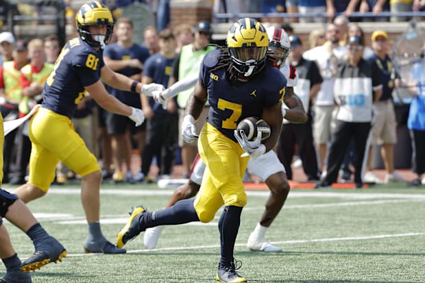 Michigan Wolverines football Donovan Edwards