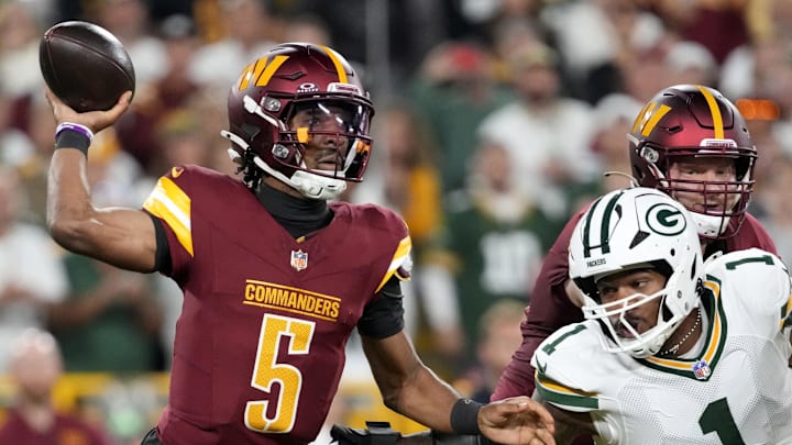 Jayden Daniels and the Commanders are road underdogs against the Chargers in Week 5. Jayden Daniels and the Commanders are road underdogs against the Chargers in Week 5.