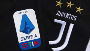The Serie A Logo and Juventus Club Badge